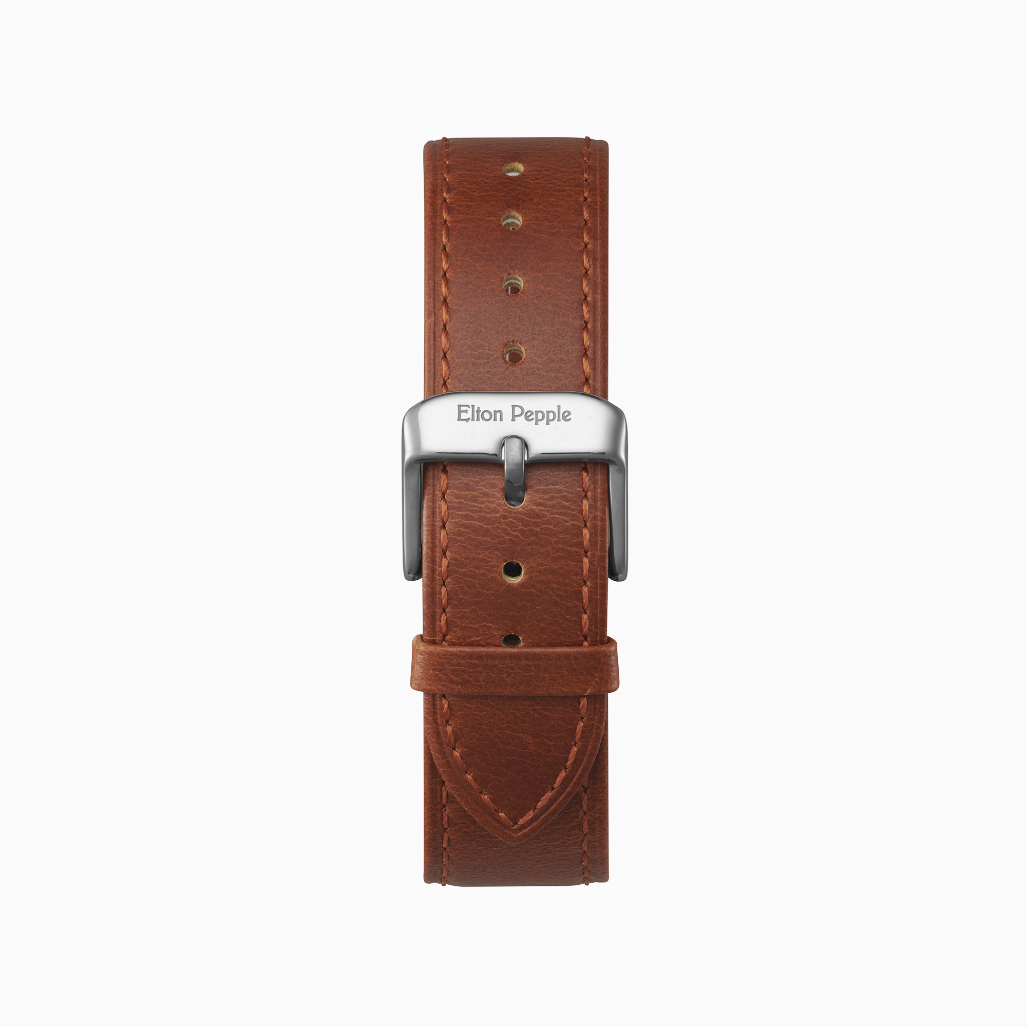 Edgewater - Silver leather strap