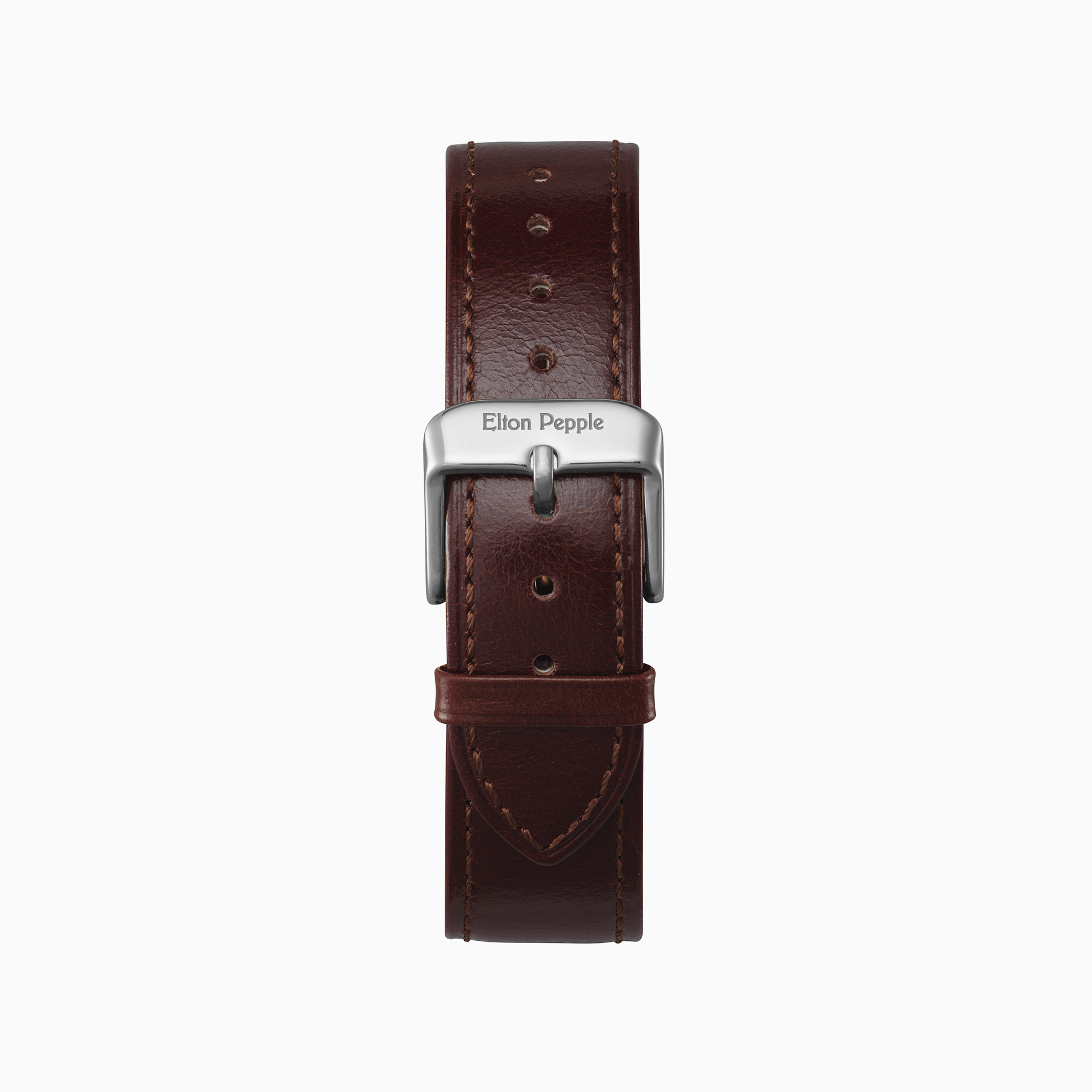 Loop - Silver leather strap
